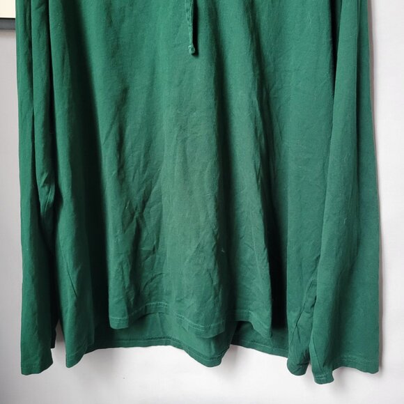 Polo Ralph Lauren Jersey Hooded Pullover T Shirt College Green XXL - Picture 10 of 14